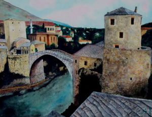 Voir le détail de cette oeuvre: Le pont de Mostar